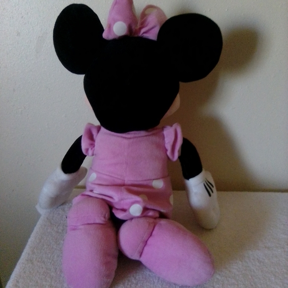 Disney Minnie Mouse Pink Polka Dot Dress 23" Plush Doll Stuffed Toy Dream Int'l - Picture 4 of 7